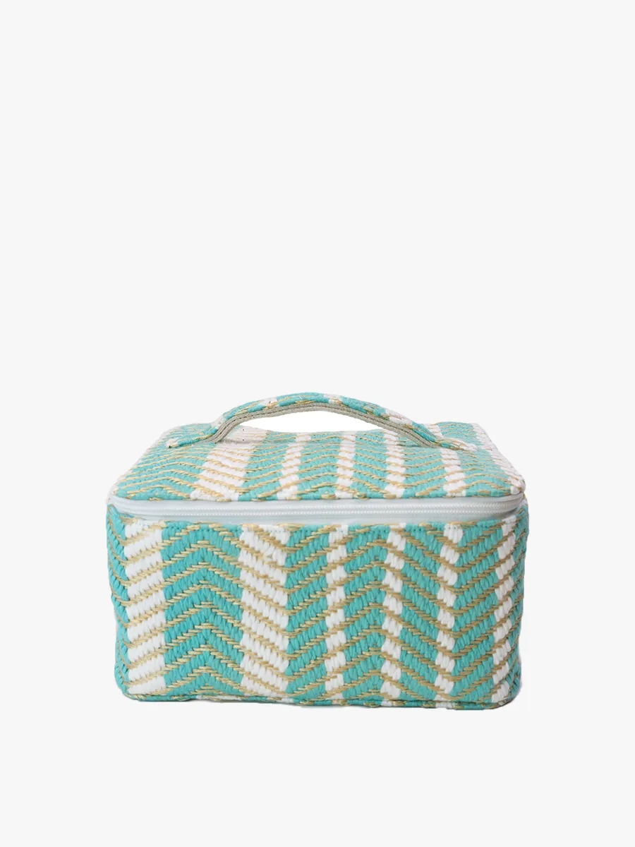Jen & Co - Fiona Cosmetic Case, Jade