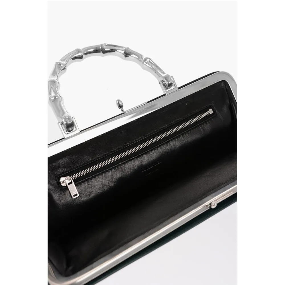Jil Sander Leather Handbag with Clap Women's Closure