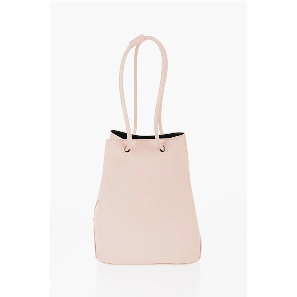 Jil Sander Leather Shopping Bag with Adjustable Women's Handles
