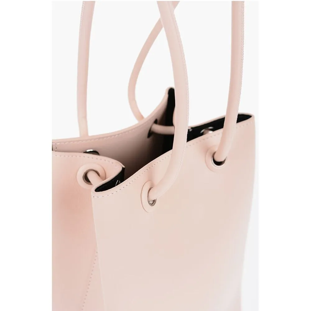 Jil Sander Leather Shopping Bag with Adjustable Women's Handles