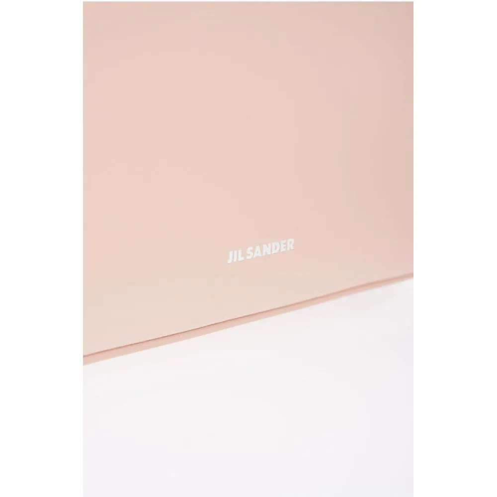 Jil Sander Leather Shopping Bag with Adjustable Women's Handles
