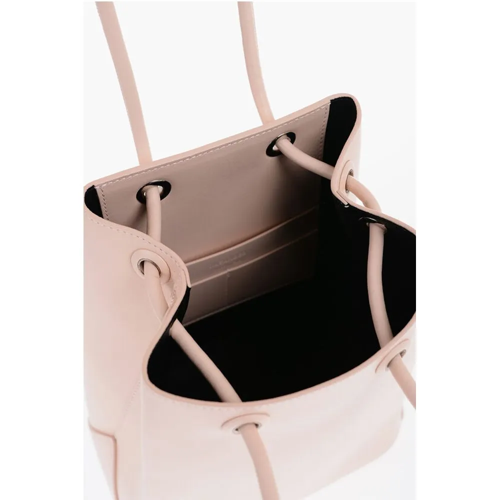 Jil Sander Leather Shopping Bag with Adjustable Women's Handles