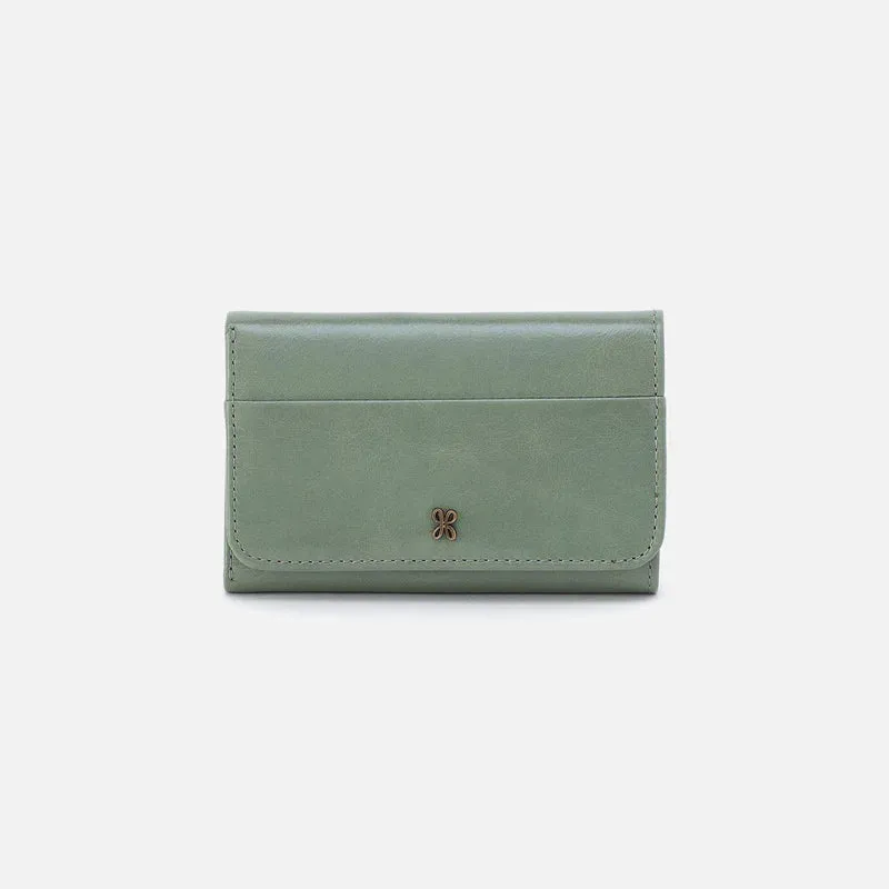 Jill Trifold Wallet Jade