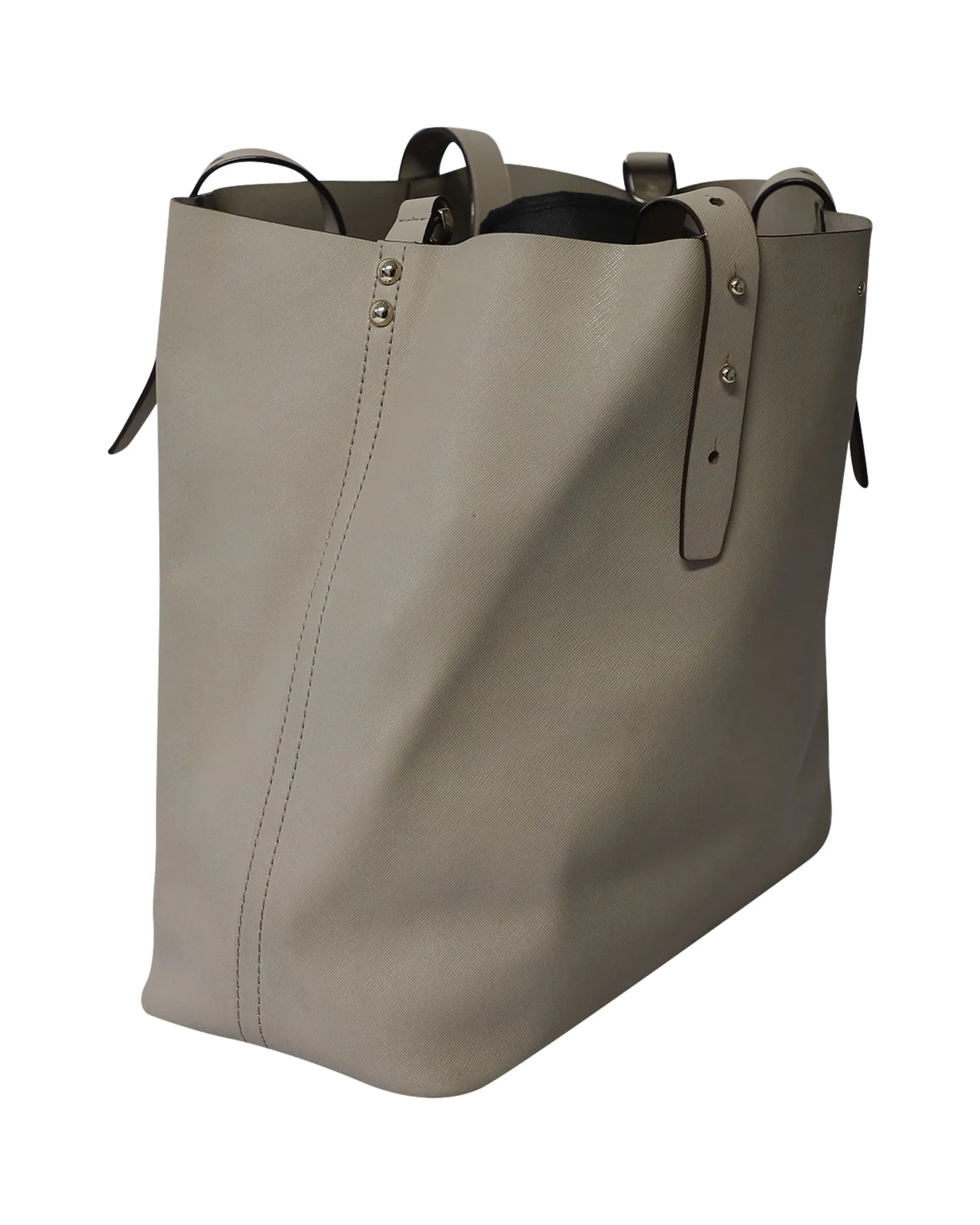 Kate Spade Large Adjustable Strap Tote Bag in Grey Leather