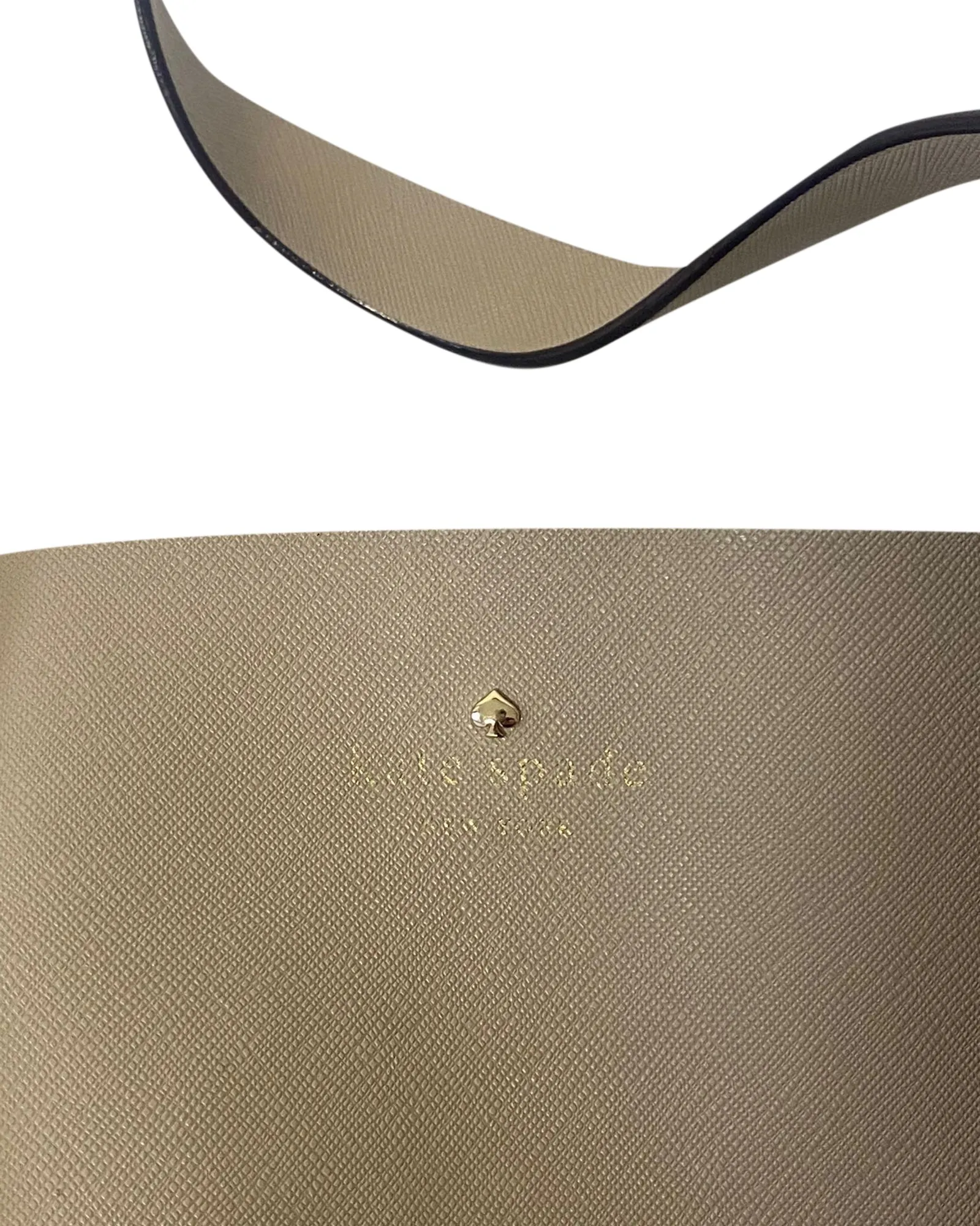 Kate Spade Large Adjustable Strap Tote Bag in Grey Leather