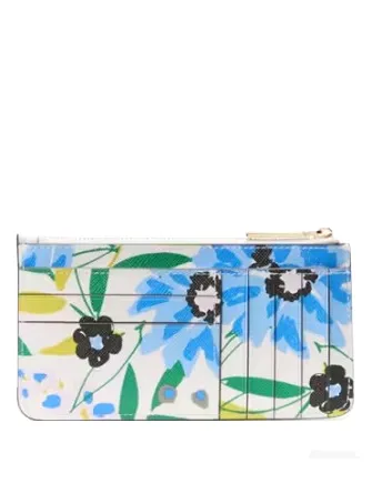 Kate Spade New York Boxed Madison Floral Large Slim Card Holder
