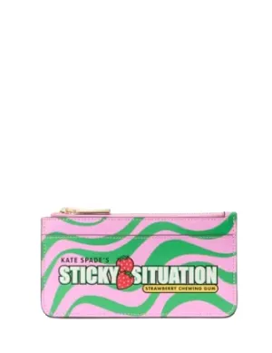 Kate Spade New York Bubble Gum Large Slim Card Holder