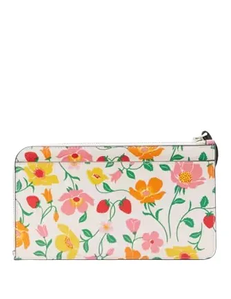 Kate Spade New York Lucy Garden Medium L-zip Wristlet