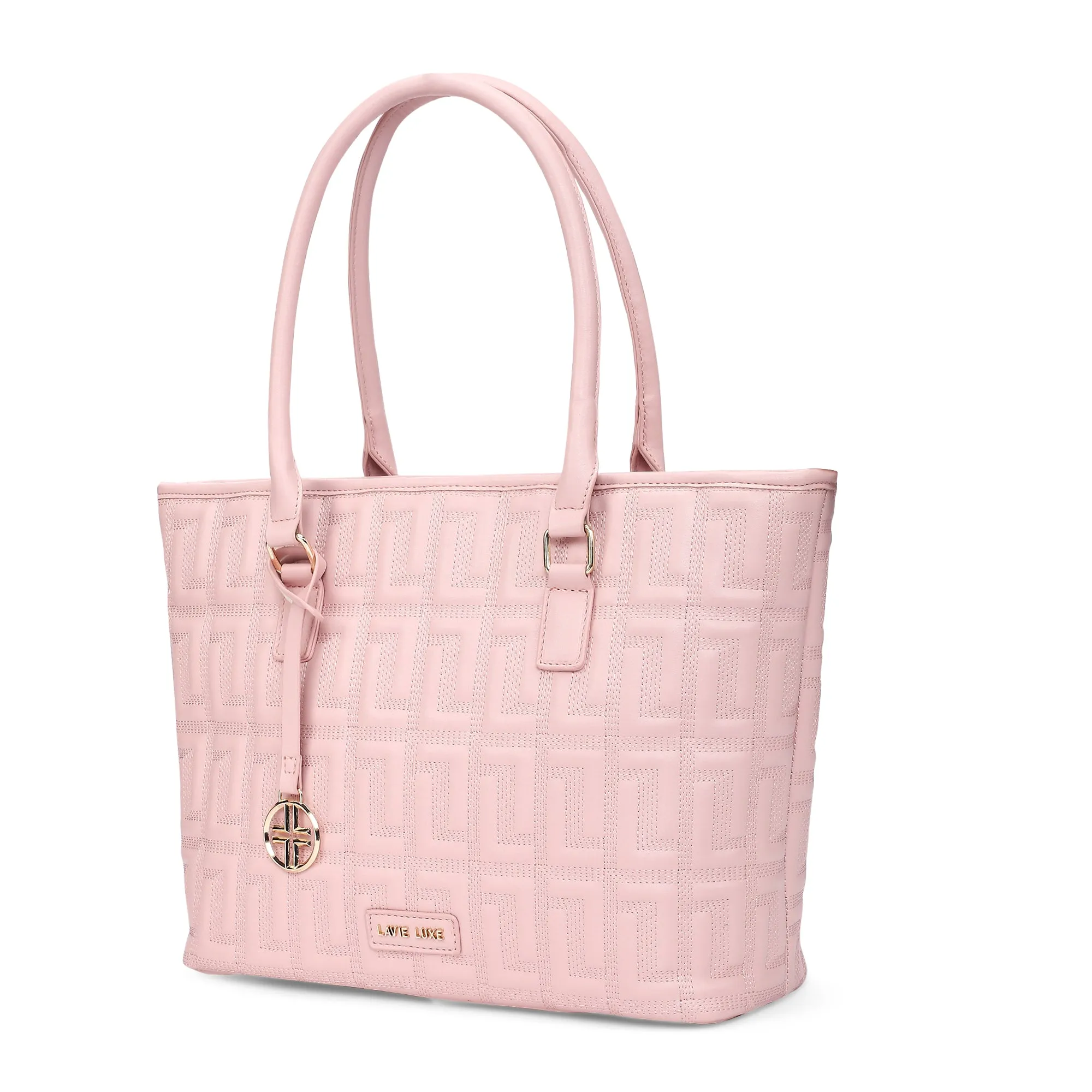 Lavie Luxe Jerry Light Pink Large Women's Tote