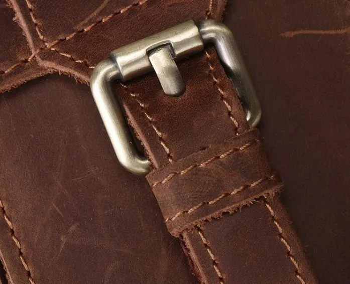 Leather Mens Cigarette Cases with Belt Loop Cell Phone Holster Belt Pouch for Men