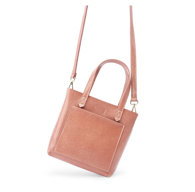 Leather Womens Small Tote Bag Handbag Shoulder Bag For Women
