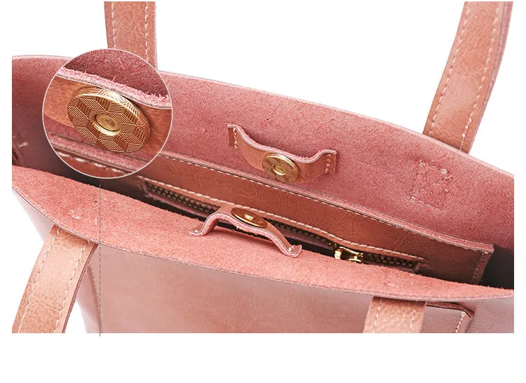 Leather Womens Small Tote Bag Handbag Shoulder Bag For Women