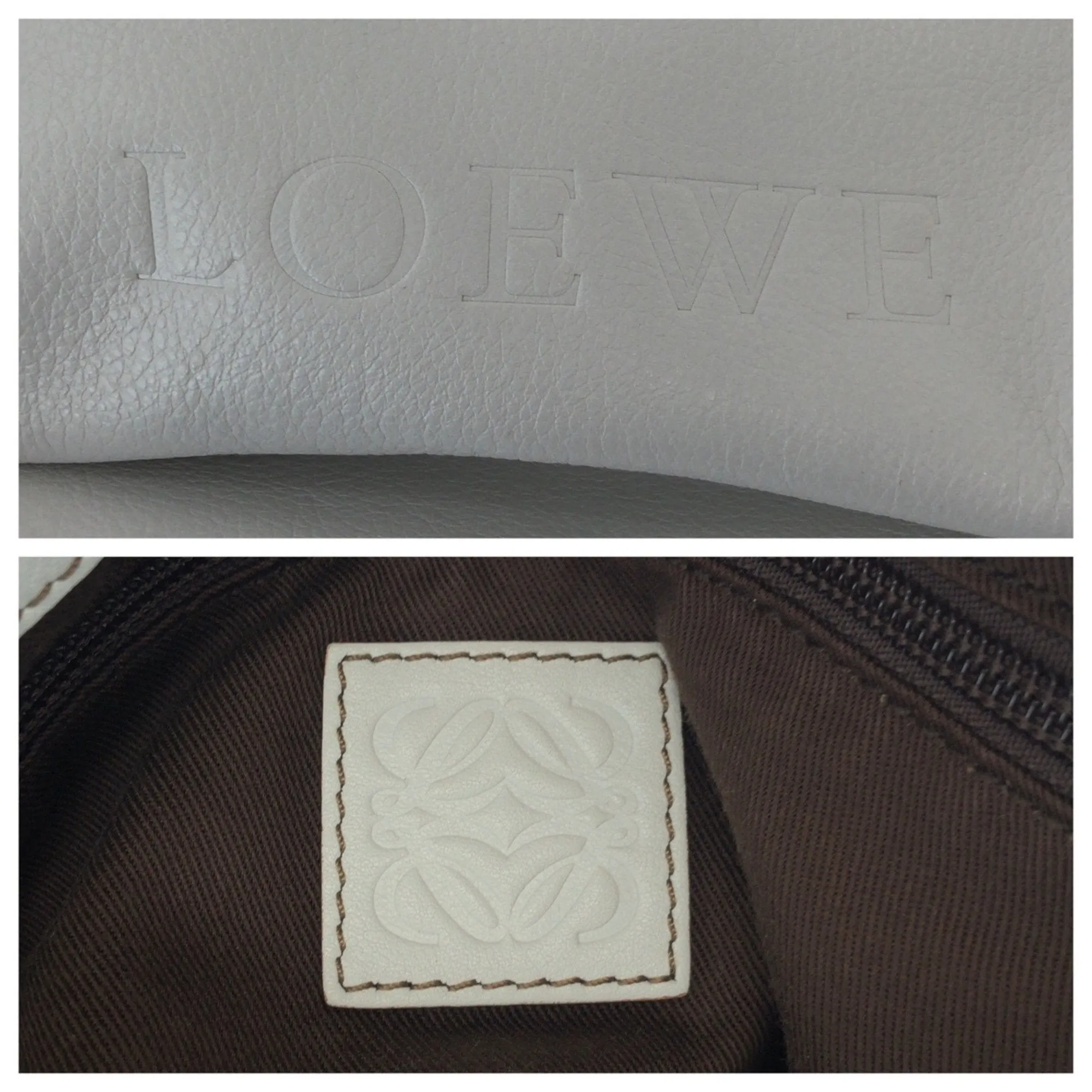 Loewe Leather Handbag Shoulder Bag Tote Bag (Pre-Owned)