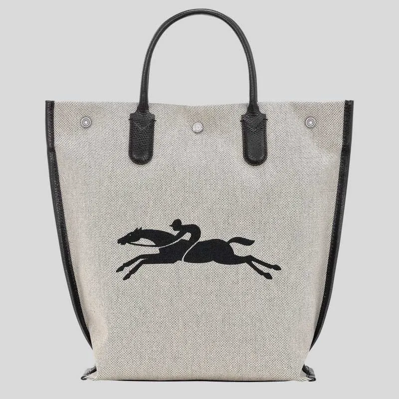 LONGCHAMP Essential Tote Bag M Ecru 10211HSG