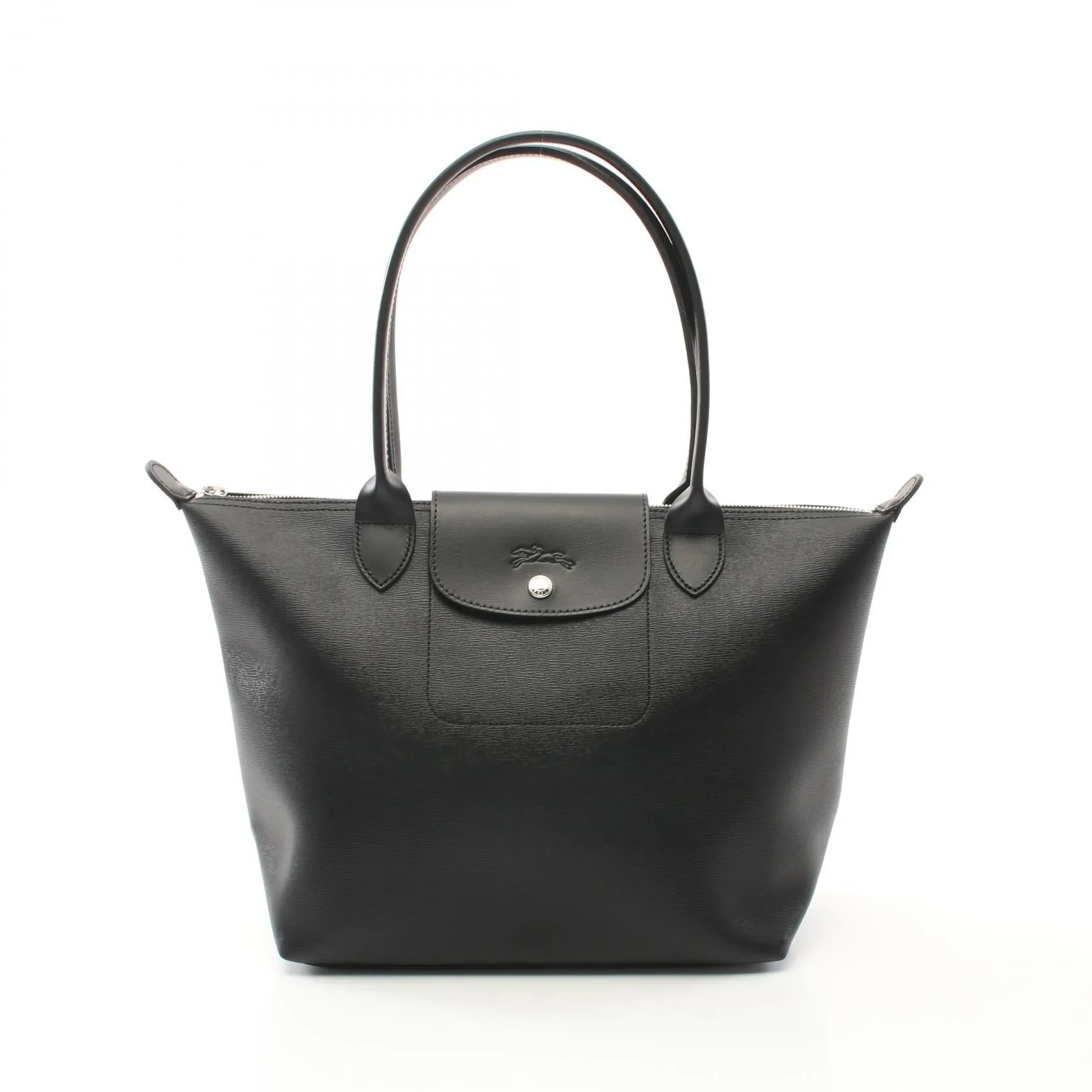 Longchamp Le Pliage City Tote Bag Canvas Leather
