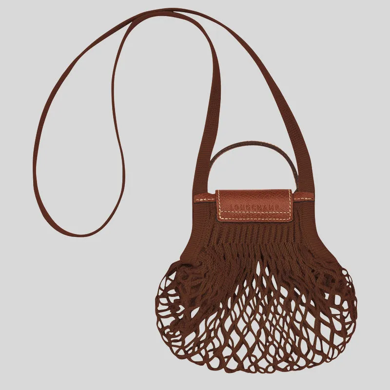 LONGCHAMP Le Pliage Filet XS Mesh Bag Tabac 10139HVH