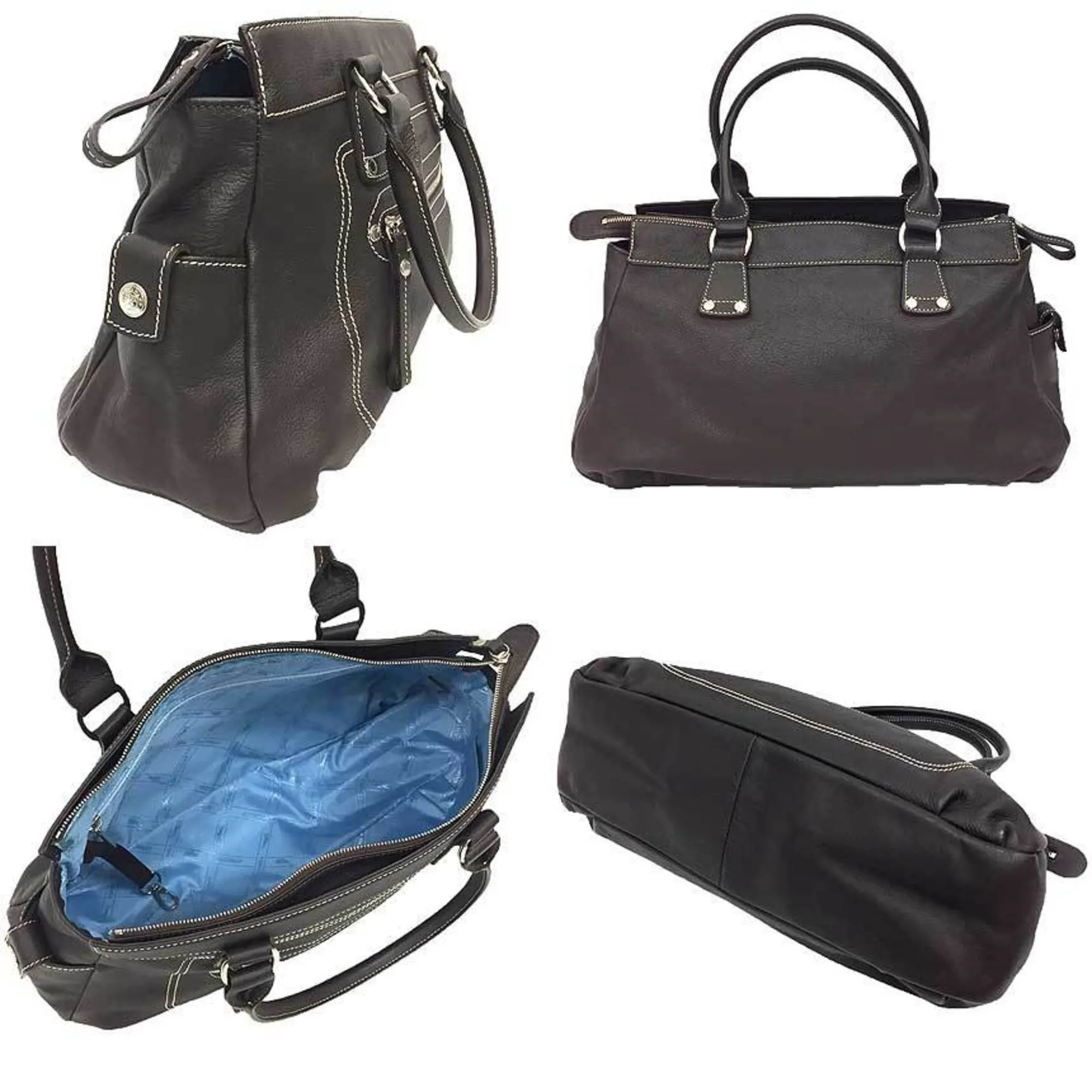 Longchamp Leather Tote Bag (Pre-Owned)