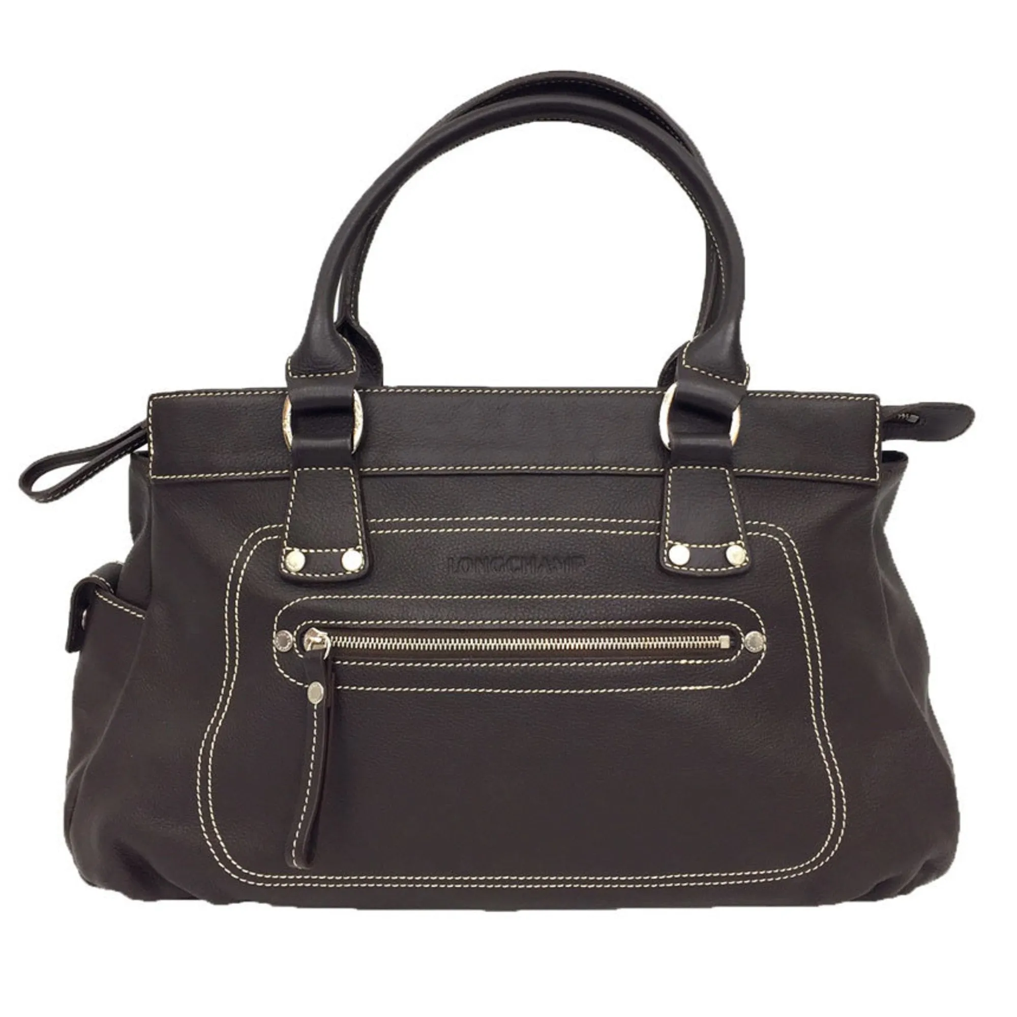 Longchamp Leather Tote Bag (Pre-Owned)