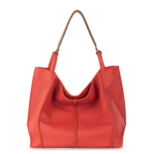 Los Feliz Large Tote - Leather - Cayenne