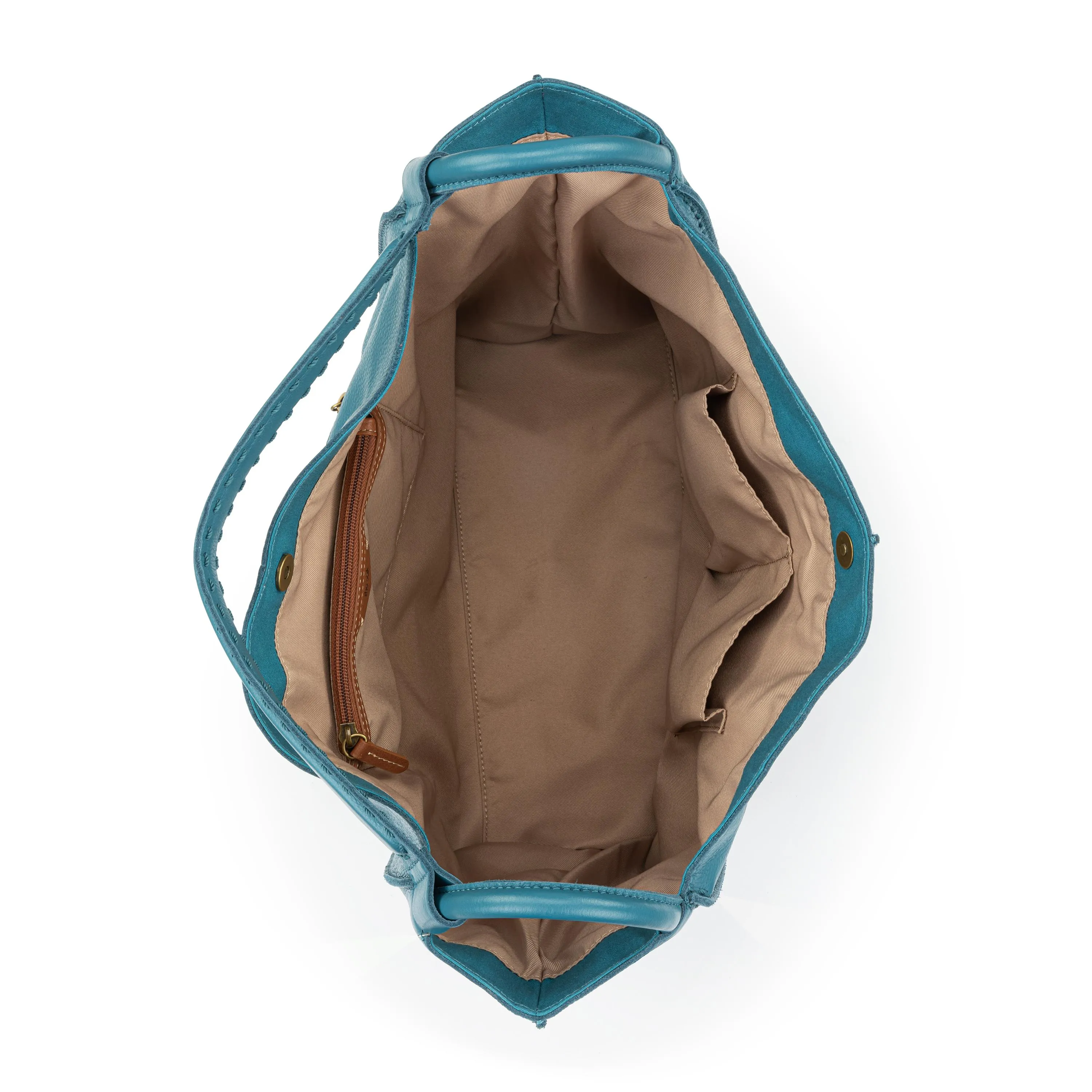 Los Feliz Large Tote - Leather - Lagoon