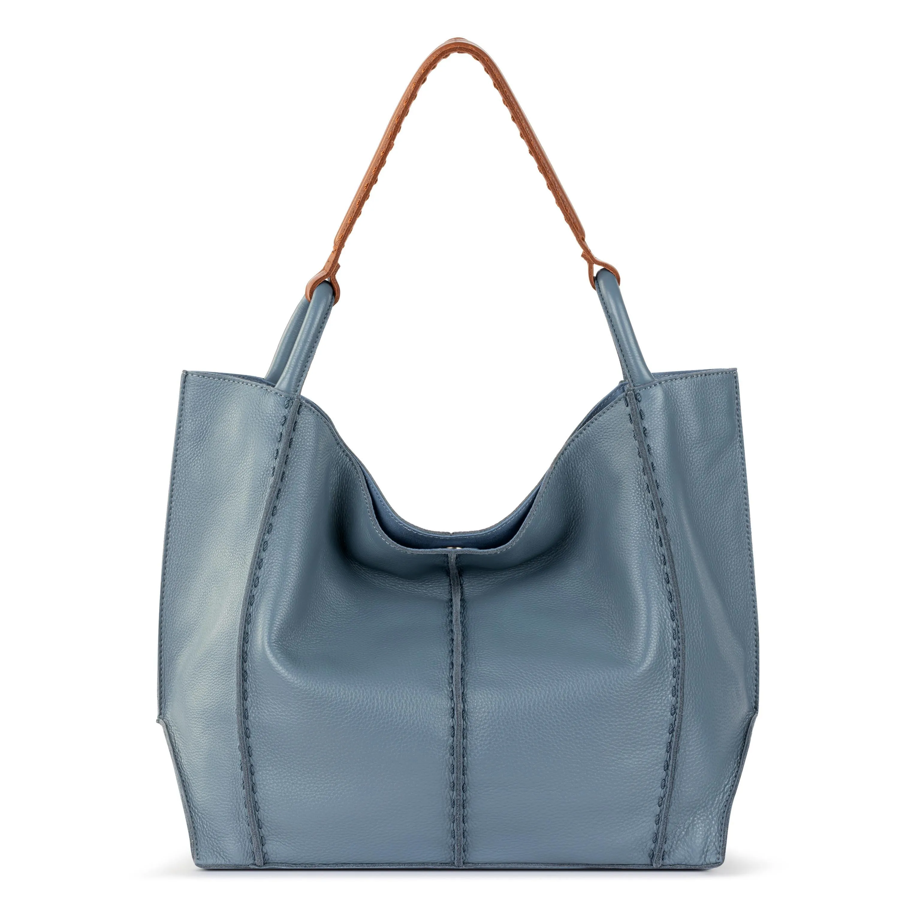 Los Feliz Large Tote - Leather - Maritime