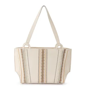 Los Feliz Satchel - Leather - Stone Neutral Seminyak