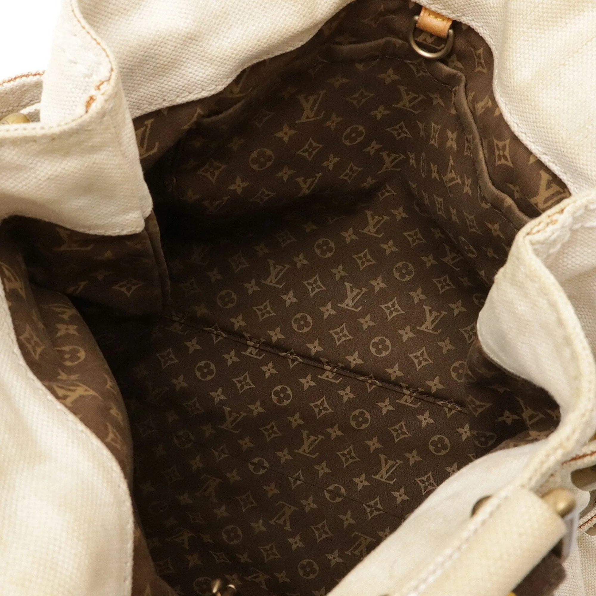 Louis Vuitton blue Canvas Shoulder Bag Tote Bag (Pre-Owned)