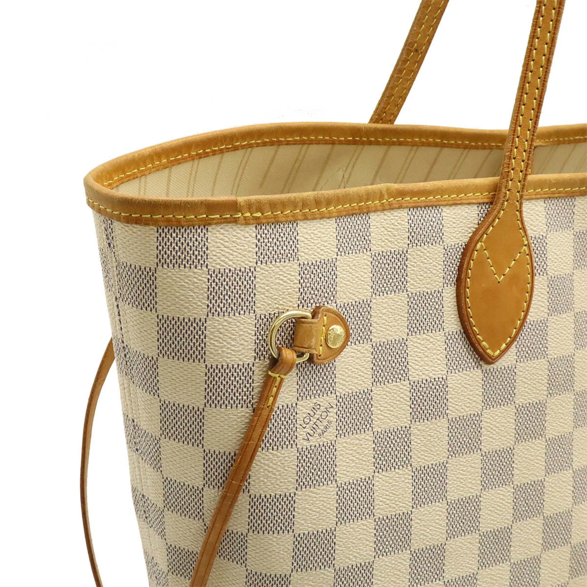 Louis Vuitton Damier Azur Pvc Shoulder Bag Tote Bag (Pre-Owned)