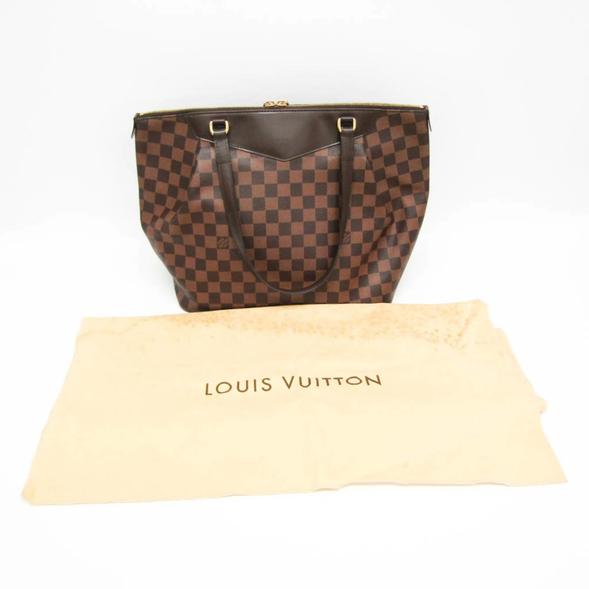 Louis Vuitton Damier Damier Canvas Tote Bag (Pre-Owned)