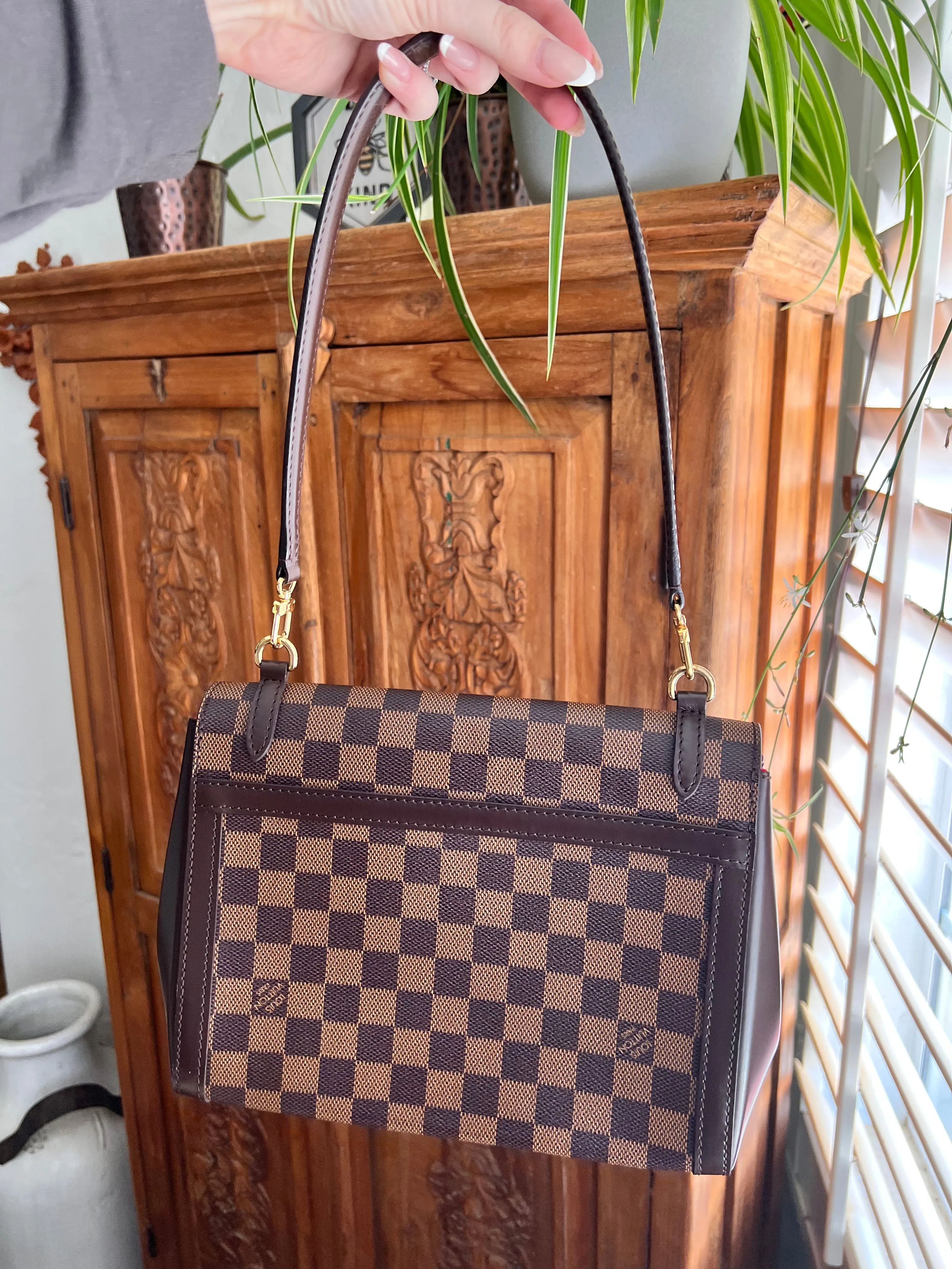 Louis Vuitton Damier Ebene Broadway  shoulder bag