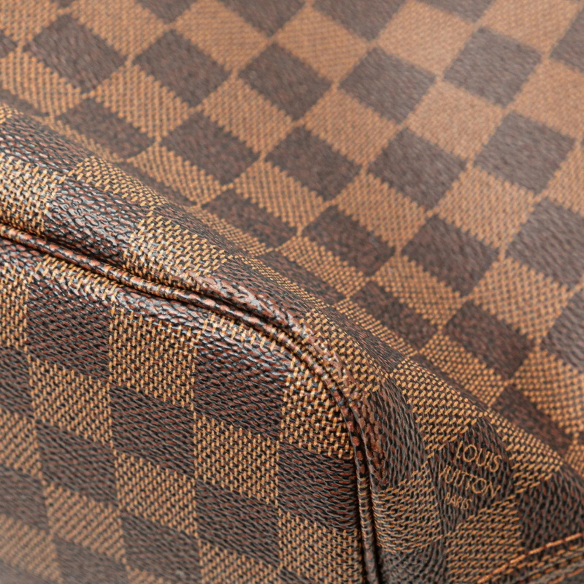 Louis Vuitton Damier Pvc Leather Handbag Tote Bag (Pre-Owned)