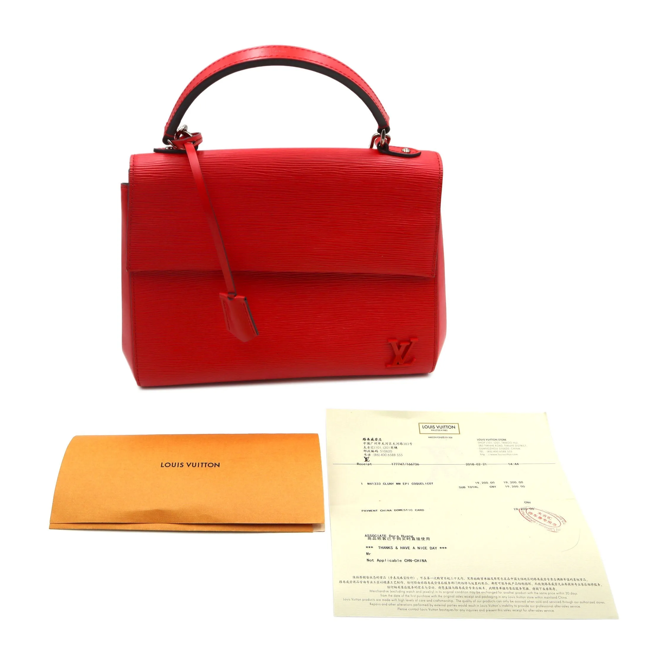 Louis Vuitton Epi Cluny MM Shoulder Bag