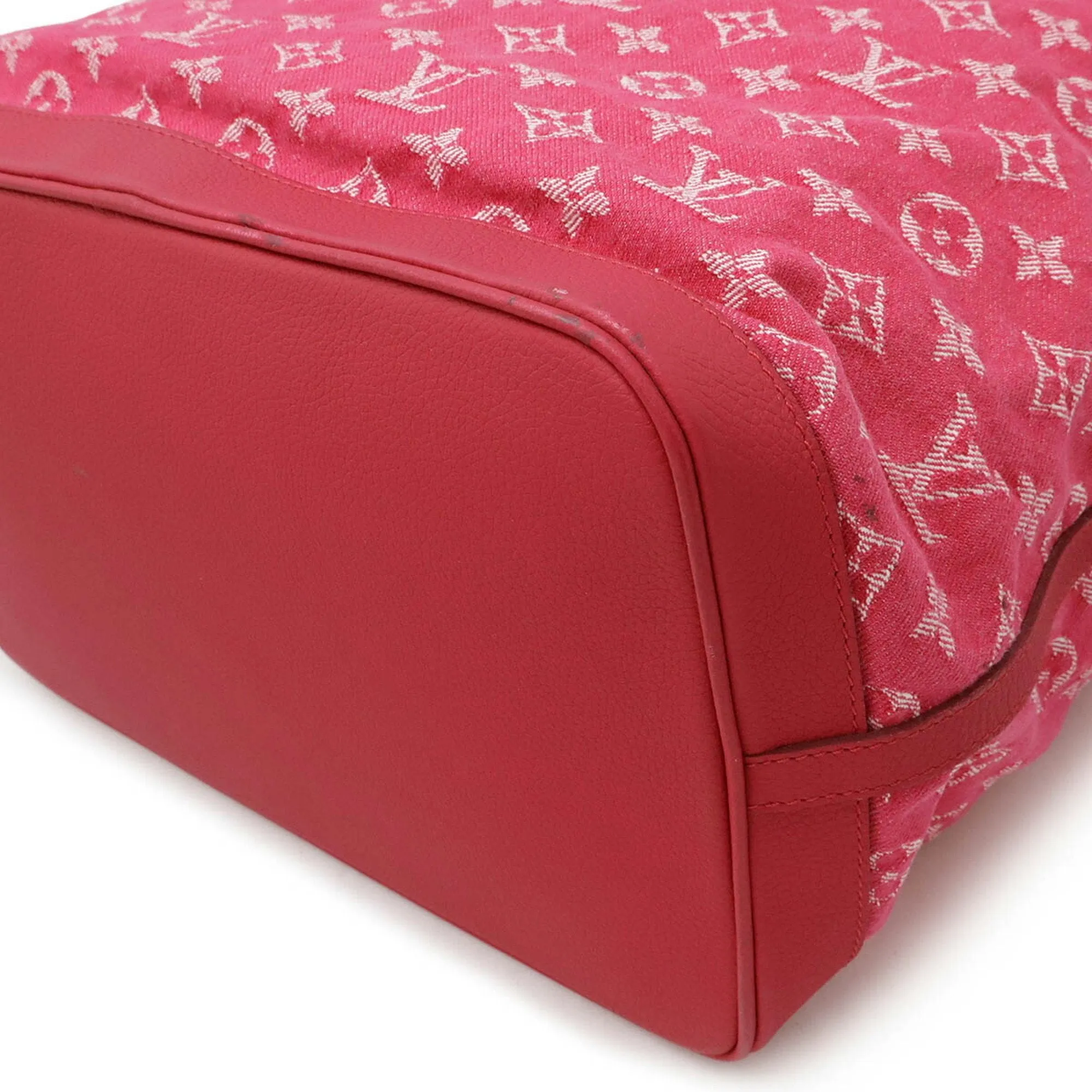 Louis Vuitton Indian Rose pink Monogram blue Shoulder Bag Tote Bag (Pre-Owned)