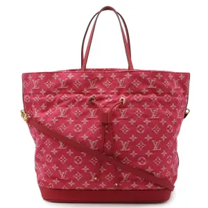 Louis Vuitton Indian Rose pink Monogram blue Shoulder Bag Tote Bag (Pre-Owned)