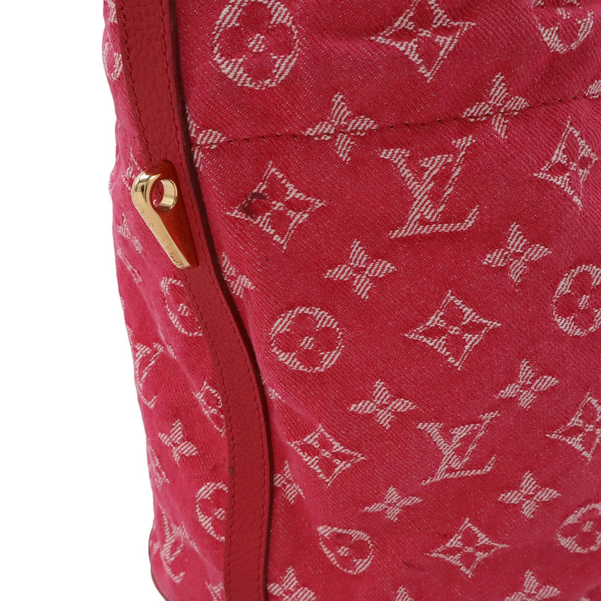 Louis Vuitton Indian Rose pink Monogram blue Shoulder Bag Tote Bag (Pre-Owned)