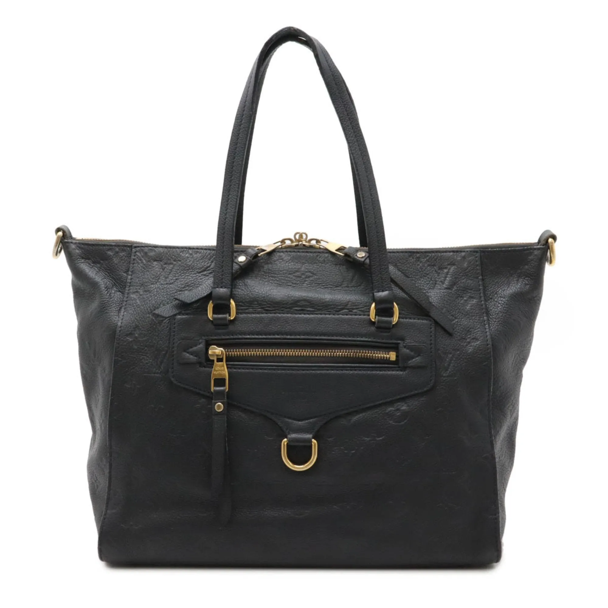 Louis Vuitton Infini Navy Monogram Empreinte Tote Bag (Pre-Owned)