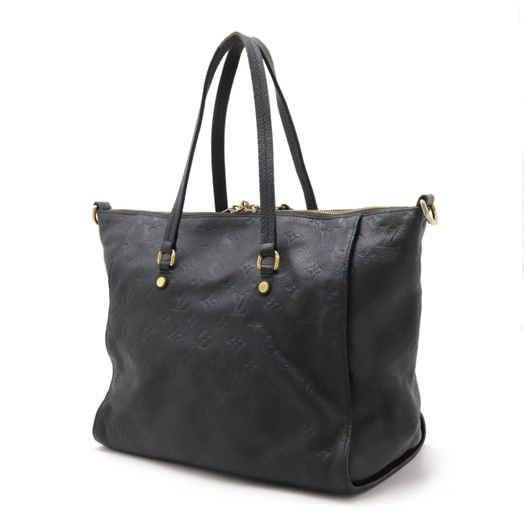 Louis Vuitton Infini Navy Monogram Empreinte Tote Bag (Pre-Owned)