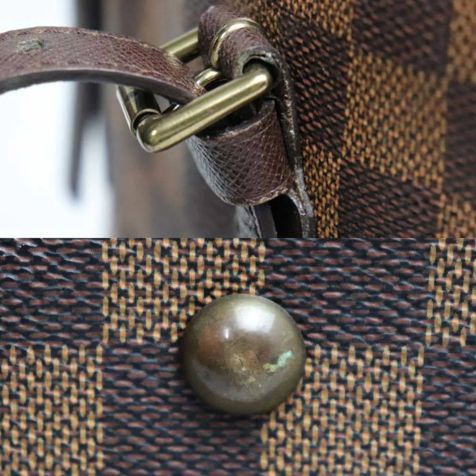 Louis Vuitton Marais Canvas Tote Bag (Pre-Owned)