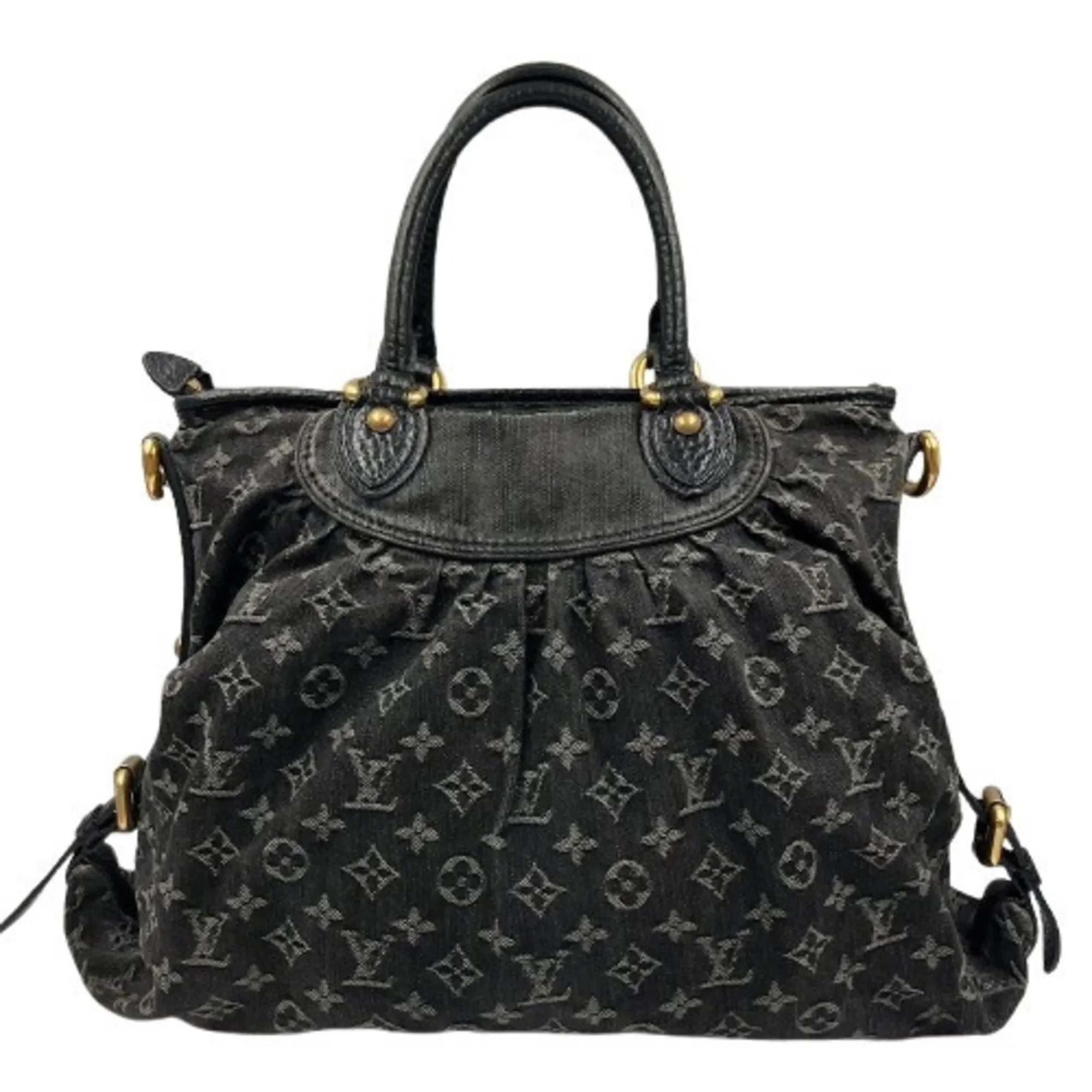 Louis Vuitton Monogram blue Handbag Tote Bag (Pre-Owned)