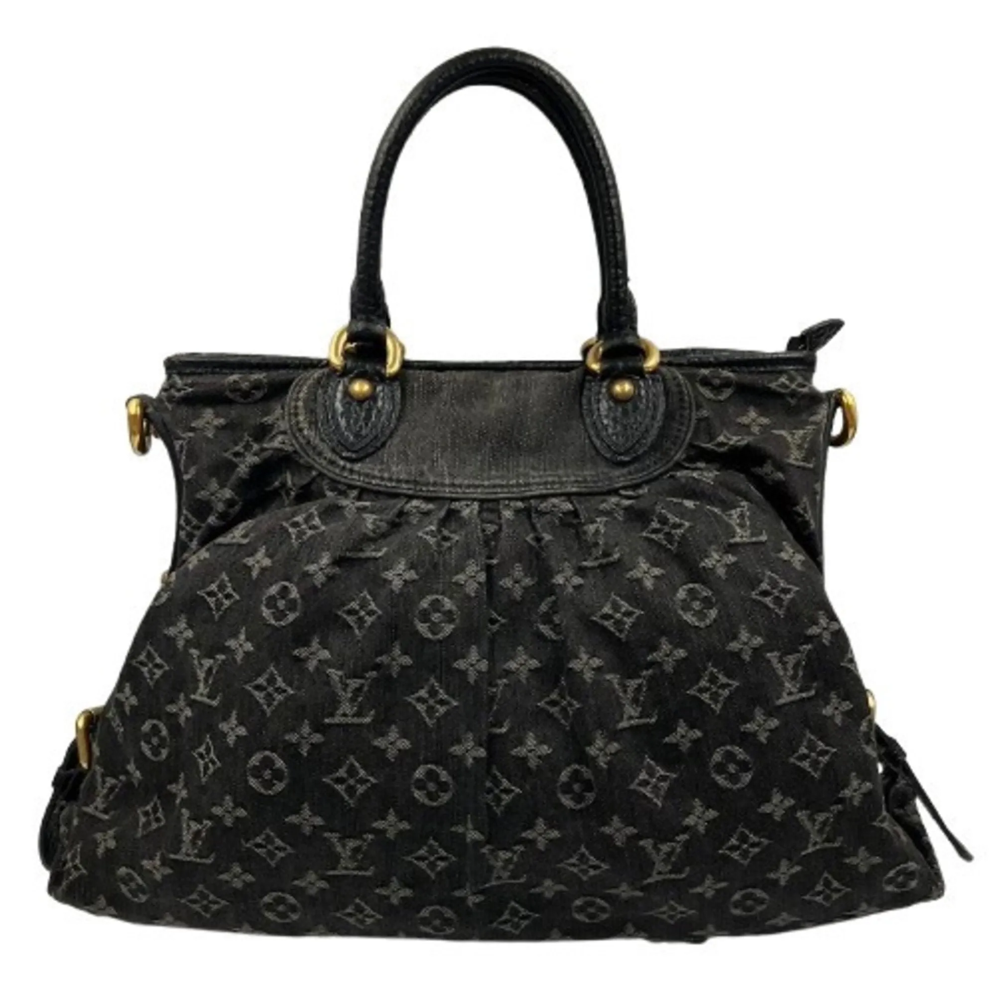 Louis Vuitton Monogram blue Handbag Tote Bag (Pre-Owned)