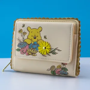 Loungefly x Winnie the Pooh Pastel Flowers Zip Around Purse