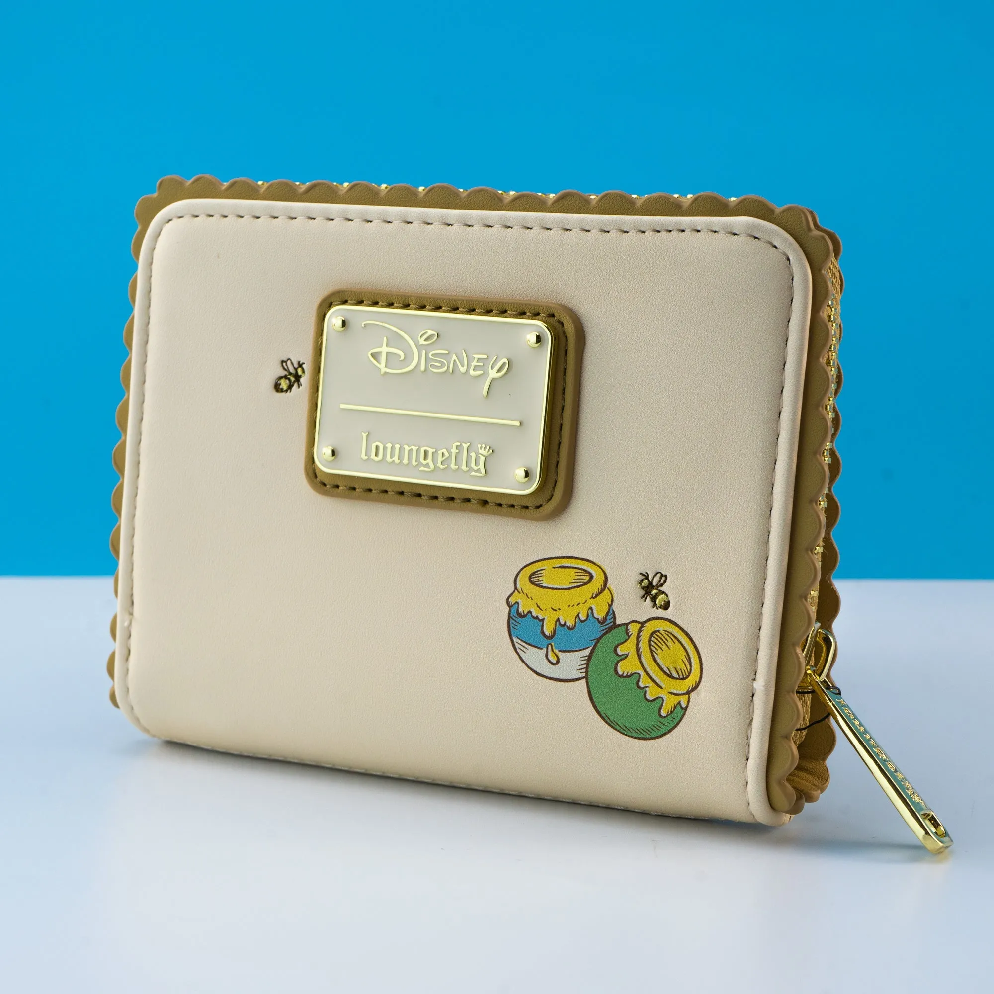 Loungefly x Winnie the Pooh Pastel Flowers Zip Around Purse
