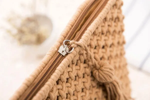 Macrame Crossbody Bag