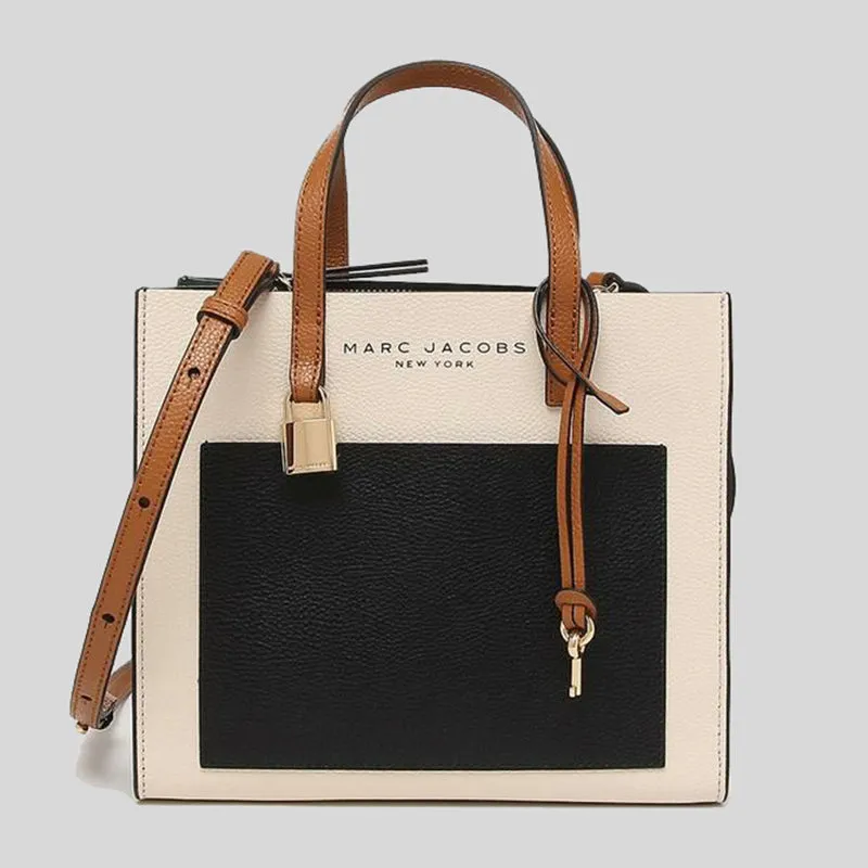Marc Jacobs Mini Grind Satchel Tote Bag M0016132 Sandshell Multi