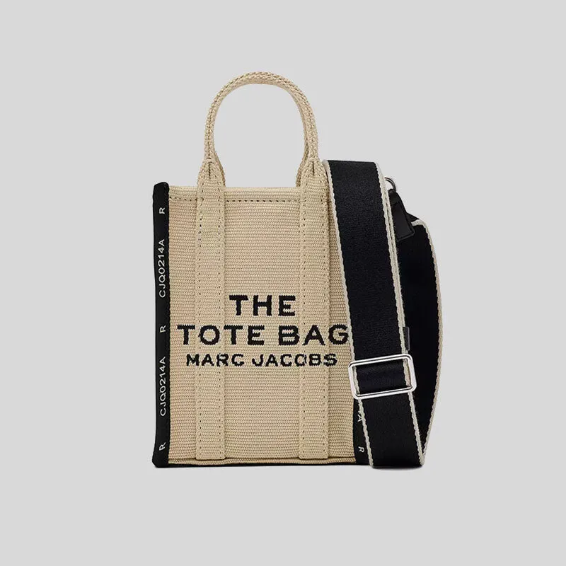 MARC JACOBS The Jacquard Mini Tote Bag Warm Sand 2R3HCR027H01