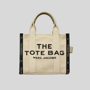 MARC JACOBS The Jacquard Small Tote Bag Warm Sand M0017025