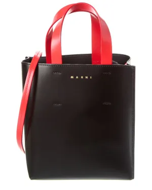 Marni Museo Small Polka Dot Leather Tote