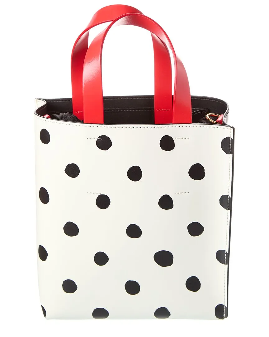Marni Museo Small Polka Dot Leather Tote