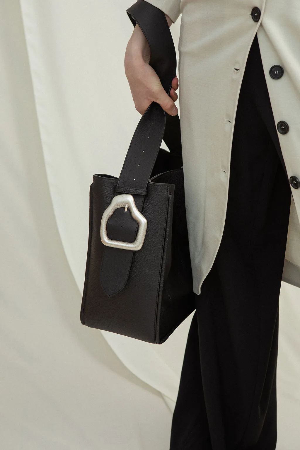 MASAGO Forest Green Suede Tote bag