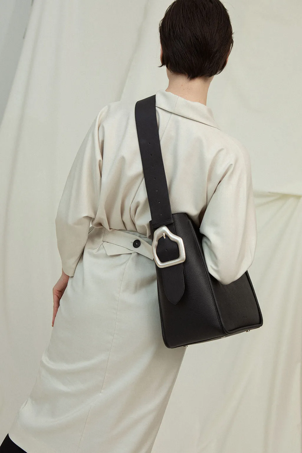 MASAGO Forest Green Suede Tote bag